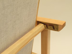 Sillón regulable en madera de Lenga