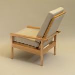 Sillón regulable en madera de Lenga