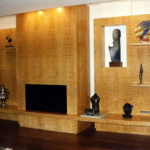 biblioteca quilted maple