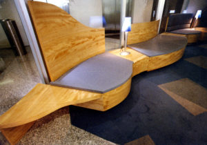 sillón curvo recepción german plessl