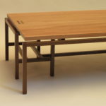 Mesa ratona de Jequetibá y Lapacho. Germán Plessl- Ebanista. GP Ebanistería de autor.