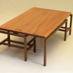 Mesa ratona de Jequetibá y Lapacho. Germán Plessl- Ebanista. GP Ebanistería de autor.