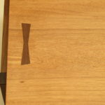 Mesa ratona de Jequetibá y Lapacho. Germán Plessl- Ebanista. GP Ebanistería de autor.